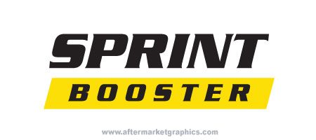 Sprint Booster Decals - Pair (2 pieces)